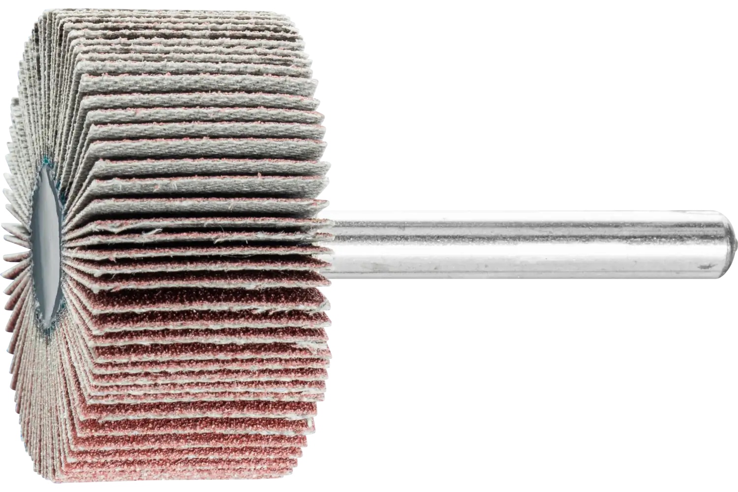 Picture of Pferd Mounted Flap Wheel, 1-1/2" X 1, 120 Grit, 1/4" Shank, Aluminum Oxide